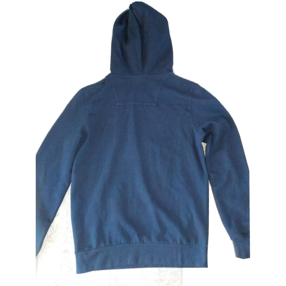 Revolution RVLT Hooded Pullover Sweatshirt Hoodie Fleece Lined Dk Blue - Picture 5 of 7